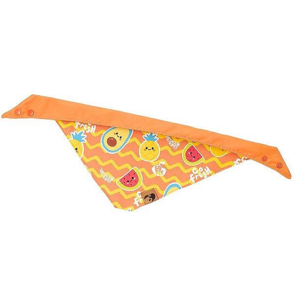 Bandana Para Pet Cachorro e Gato Fruits Laranja Emporium Distripet