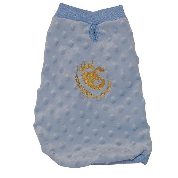 Roupinha Para Pet Cachorro Blusão Blubble Azul Emporium Distripet