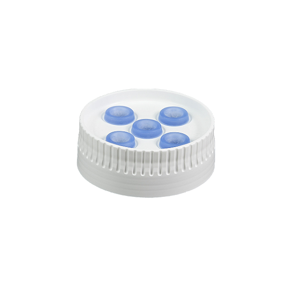 Bico Com 5 Saídas Válvula Azul Para Porcionador Inox FIFO