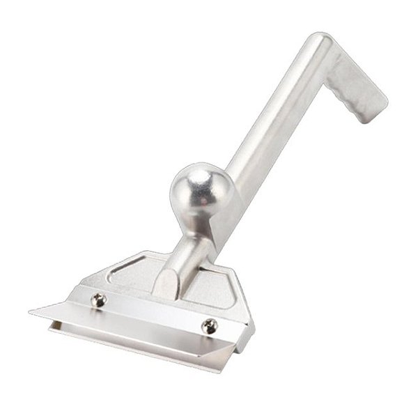 ITEM NO. YP005 GRILL SCRAPER Raspador e Limpador de Chapa Para Lanches, em Aluminio DIM: 39x12x16cm (LxAxP)