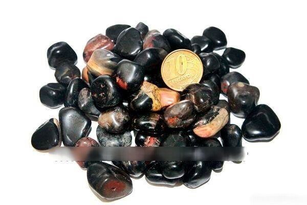 Onix Preto Rolado Tamanho Pequeno Pacote 200g Boa Qualidade