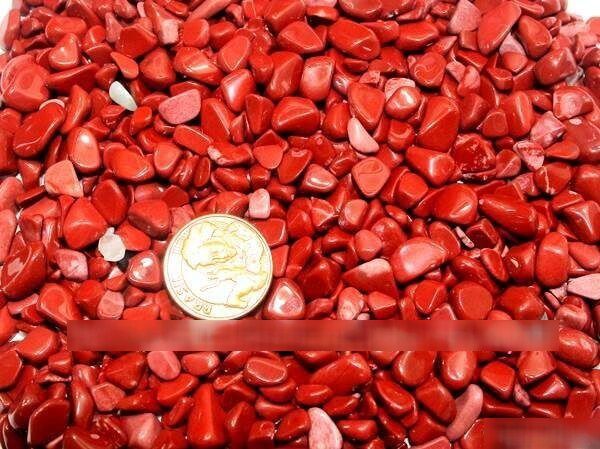 Jaspe Vermelho Pedra Rolado Natural Miudo Pacote 200g