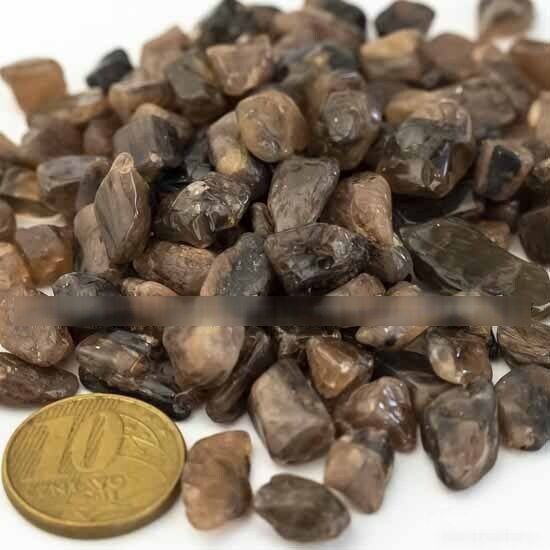 Andaluzita Miudo Pedra Rolado Natural Pacotinho 20g Mineral