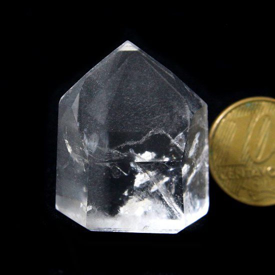 Pontual Ponta Cristal Phantom ou Fantasma Pedra Natural