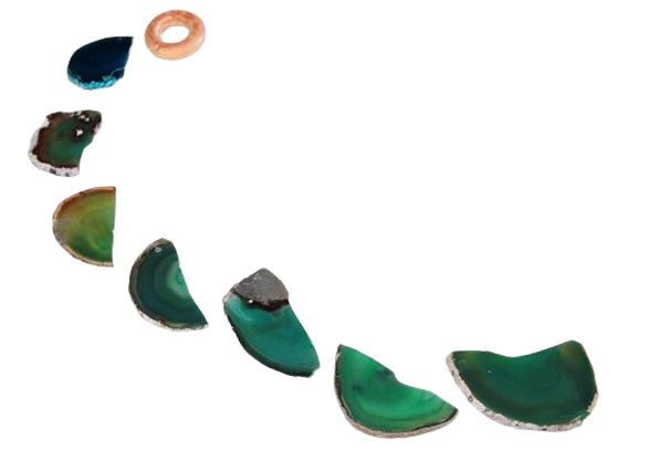 Mensageiro dos Ventos Chapa de Agata Verde Paz eCalma  APTO