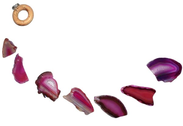 Mensageiro dos Ventos Chapa de Agata Rosa Paz e Calma APTO