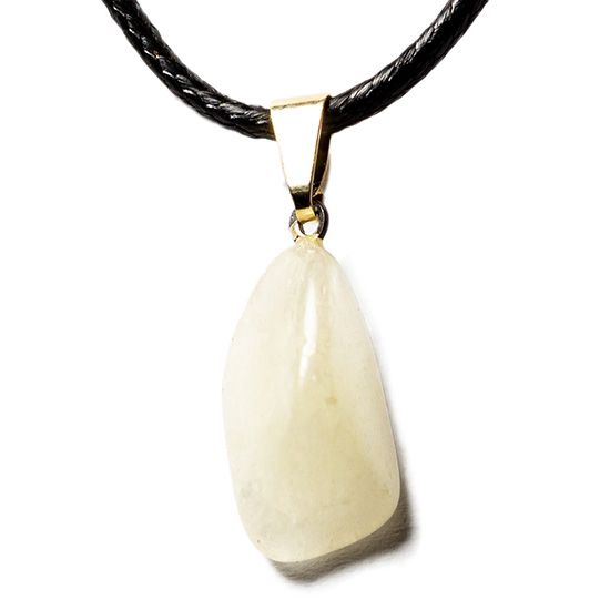 Colar Pedrinha Enxofre Natural na Matriz Rolado Pino Dourado