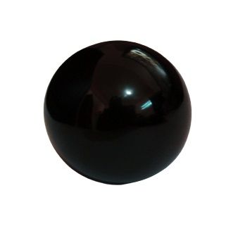 01 Esfera Obsidiana Negra Natural Pedra Lava Vulcânica 30mm
