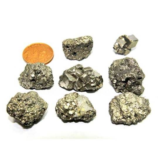 05 Pirita Pequeno artesanato ou pingente 10mm 05 a 10 GR