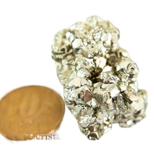 05 Pirita Peruana Natural 25 mm e 20 a 30 gr P/ Orgonite