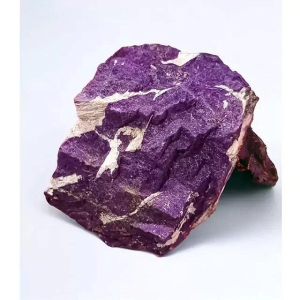 1 Purpurita Pedra Bruto Natural 85a 90mm Média 160g Classe A
