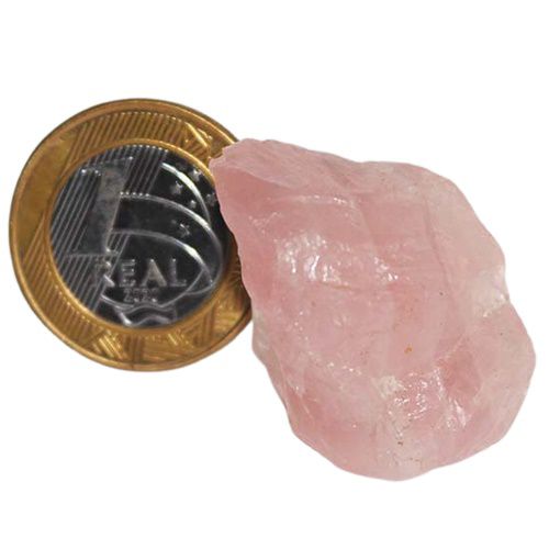 Quartzo Rosa Extra 25 a 40mm Média 30 g Pedra Bruta Classe A