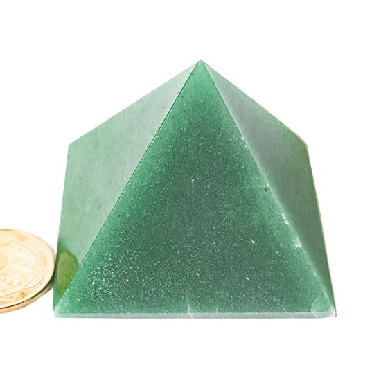 Pirâmide Quartzo Verde 50 a 60 mm entre 100 a 200 g Classe B