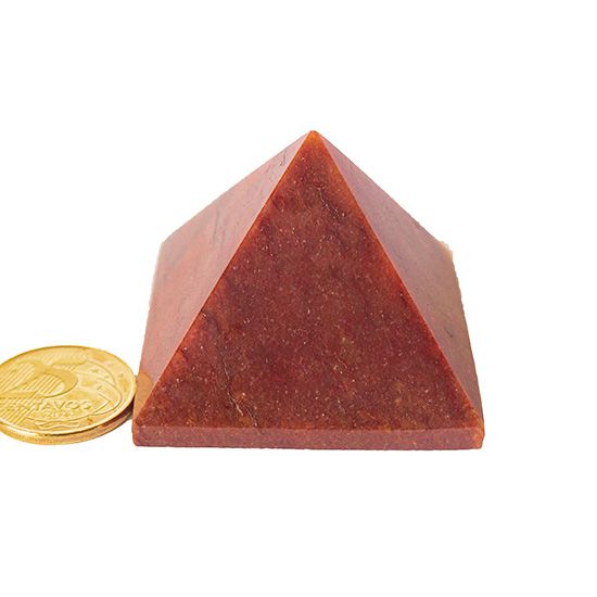 Pirâmide Quartzo Vermelho 50 a 60mm entre 90 a 140g Classe B