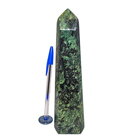 Ponta Pedra Malaquita Grande Natural 22cm 782g Classe B