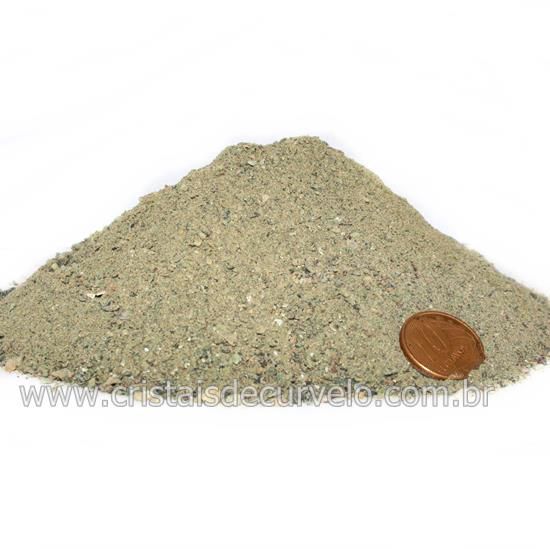 500Grs Pó de Malaquita Farelo Bruto Pedra Natural de Garimpo
