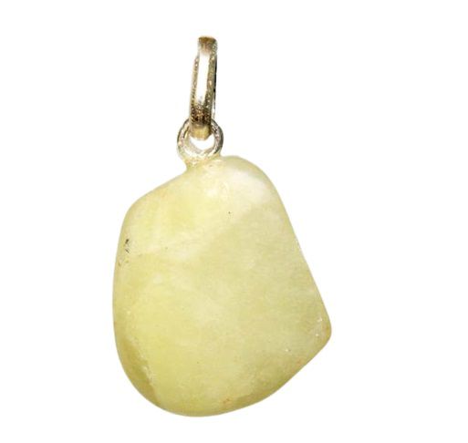 Colar Pedrinha Enxofre Natural Montagem Prata 950