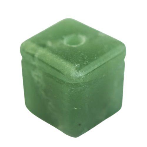 Colar Pedra Quartzo Verde Difusor Aromaterapia Ranhurado