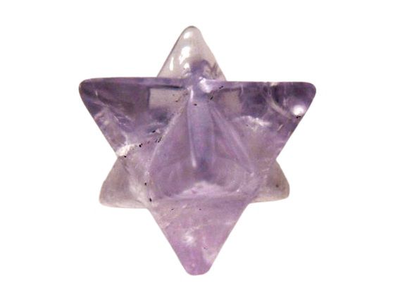 Merkabah Ametista Pedra Natural de Garimpo Sem Furo