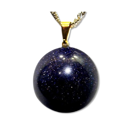 Colar Pedra Estrela Disco Liso Montagem Pino Dourado