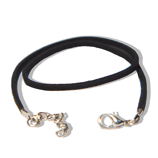 Cordão ou Pulseira Fio Fecho Prateado Ajustavel 40cm