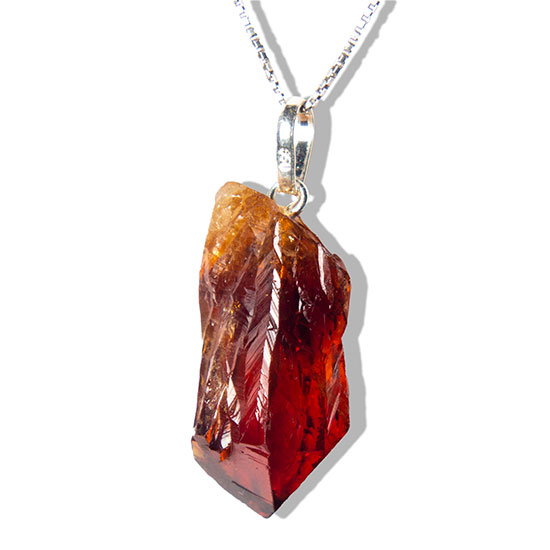 Colar Pedrinha Topázio Rio Grande Terminado Pino Prata 950