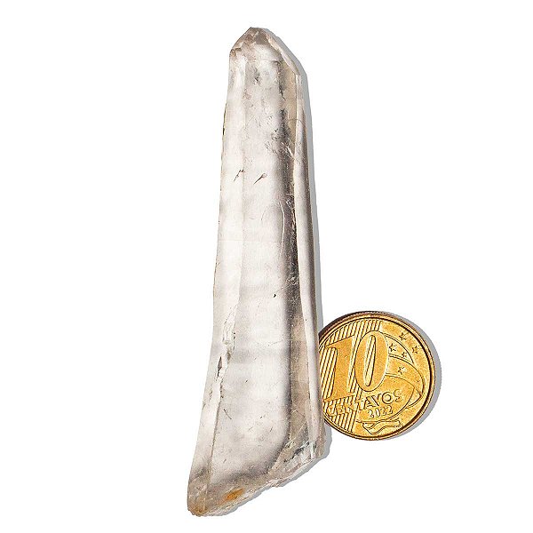 Ponta Cristal Lemúria Bruta Natural Tipo A 70 a 75mm 26g