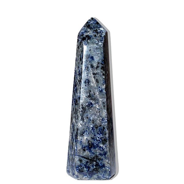 Ponta Pedra Quartzo Sodalita Gerador Natural 3Kg 32cm