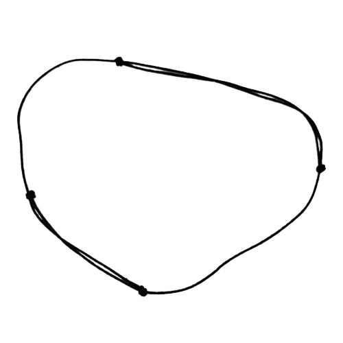 Cordão Colar Suporte Difusor 40 a 60cm Aromaterapia