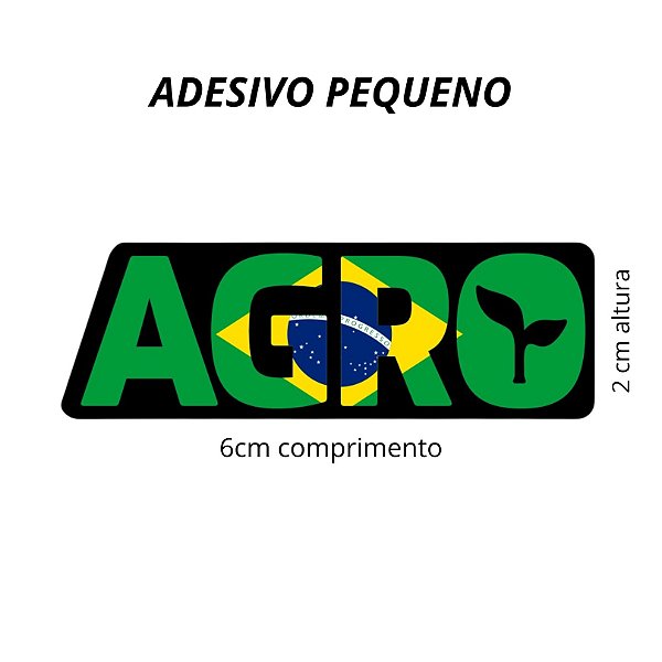 ADESIVO AGRO BRASIL - PEQUENO