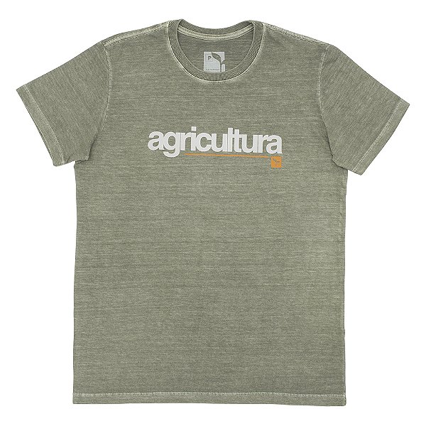 CAMISETA AGRICULTURA - ESTONADA - MILITAR