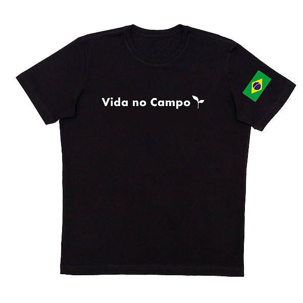 CAMISETA VIDA NO CAMPO OFICIAL - ALGODÃO EGÍPCIO