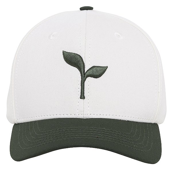 BONÉ BASIC BEGE COM ABA VERDE