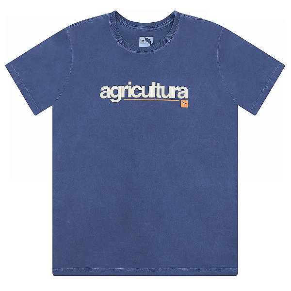 CAMISETA AGRICULTURA - ESTONADA - AZUL MARINHO