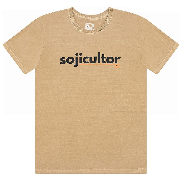 CAMISETA SOJICULTOR - ESTONADA - AREIA