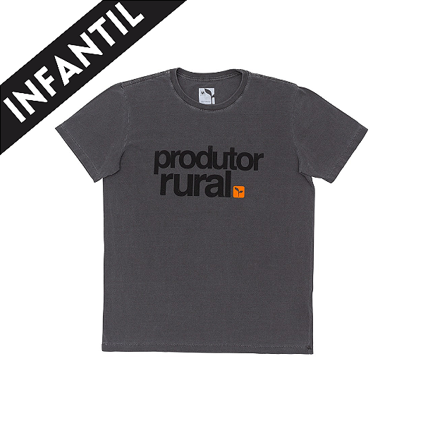 CAMISETA PRODUTOR RURAL - ESTONADA - CHUMBO | INFANTIL