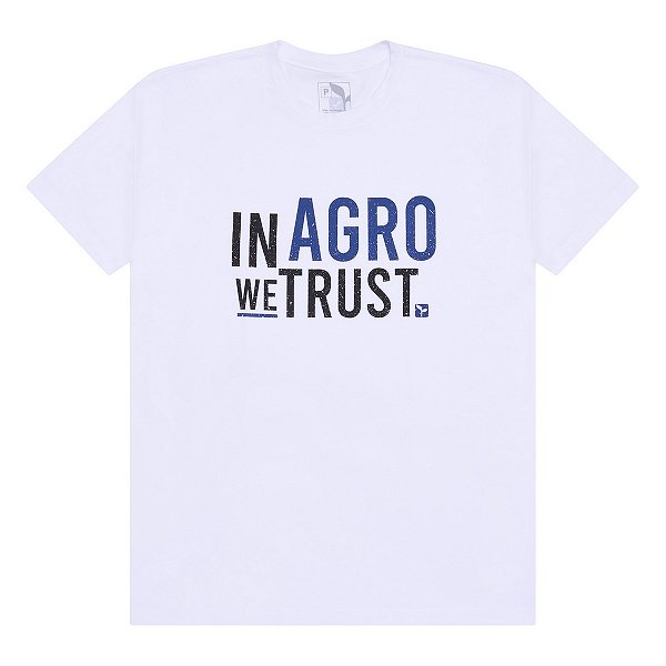 CAMISETA IN AGRO WE TRUST - BRANCA