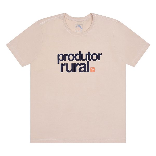 CAMISETA PRODUTOR RURAL - ESTONADA - AREIA