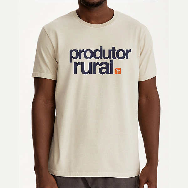 CAMISETA PRODUTOR RURAL - ESTONADA - AREIA
