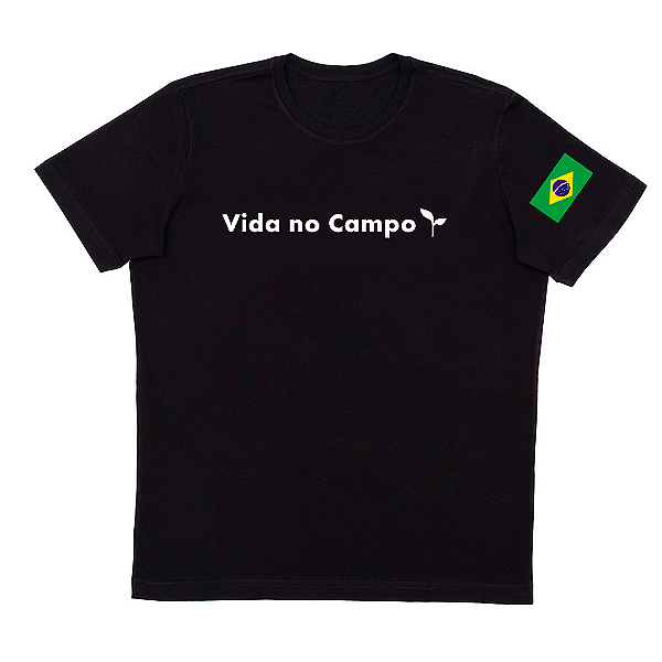CAMISETA VIDA NO CAMPO OFICIAL - ALGODÃO EGÍPCIO