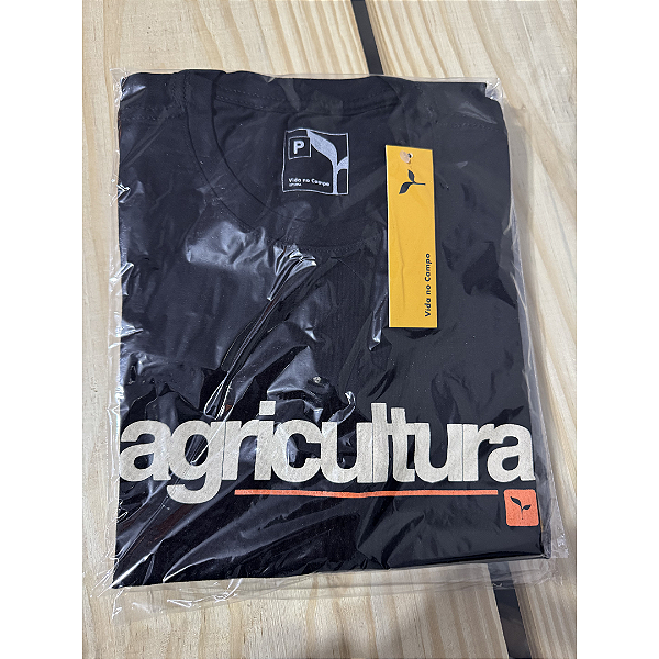 CAMISETA AGRICULTURA - PRETA