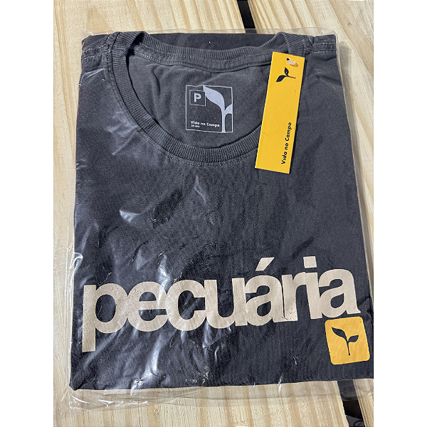 CAMISETA PECUÁRIA - CINZA CHUMBO - ESTONADA