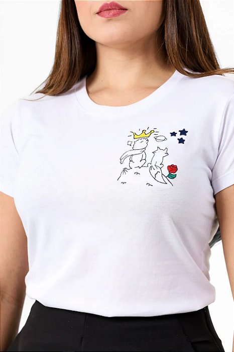 T-Shirt Feminina Pequeno Príncipe