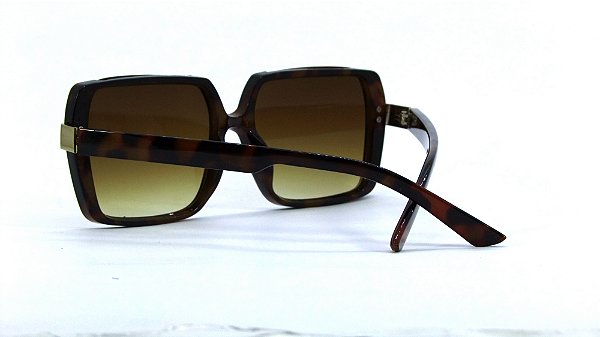 Óculos de Sol Feminino Marrom Quadrado