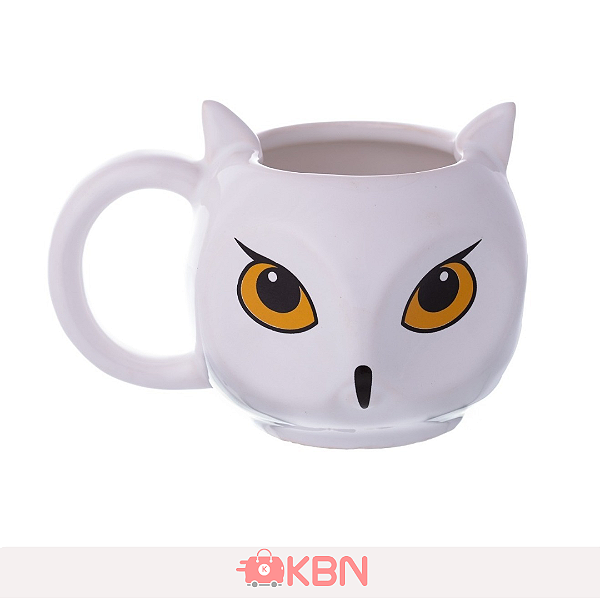 Caneca decorativa Coruja Edwiges Harry Potter