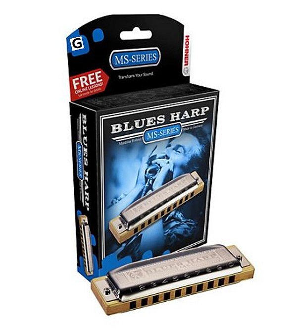 Gaita Harmônica Blues Harp 532/20 MS - G (SOL) - Hohner
