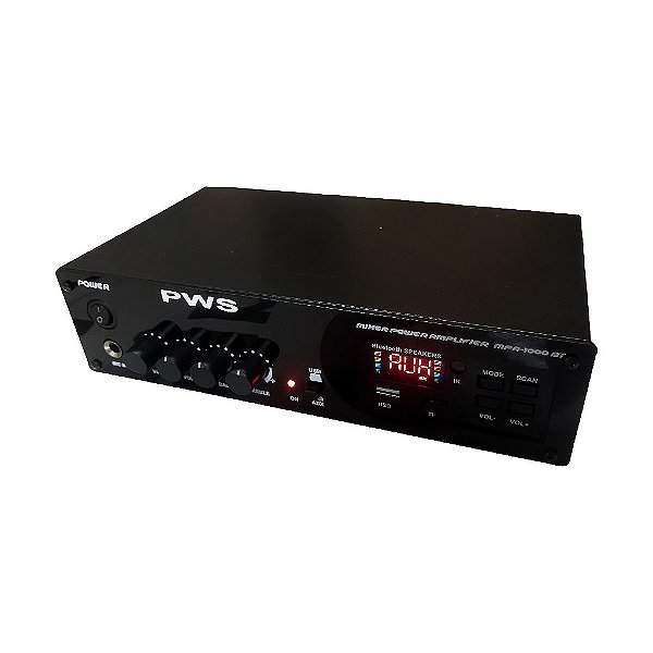 Amplificador de Ambiente 40W MPA-1000 BT - PWS