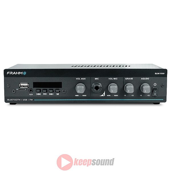 Amplificador de Sonorização de Ambiente 40W SLIM 1000 G5 - FRAHM