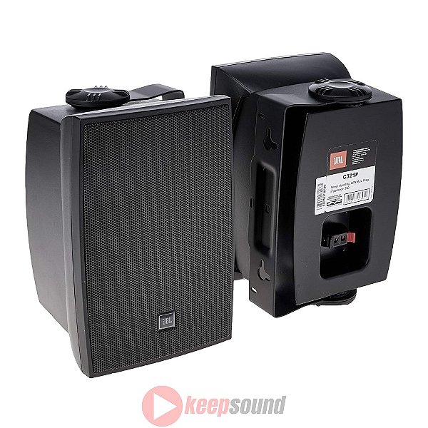 Caixa Passiva Para Ambiente Preta (Par) 60W C321P - JBL