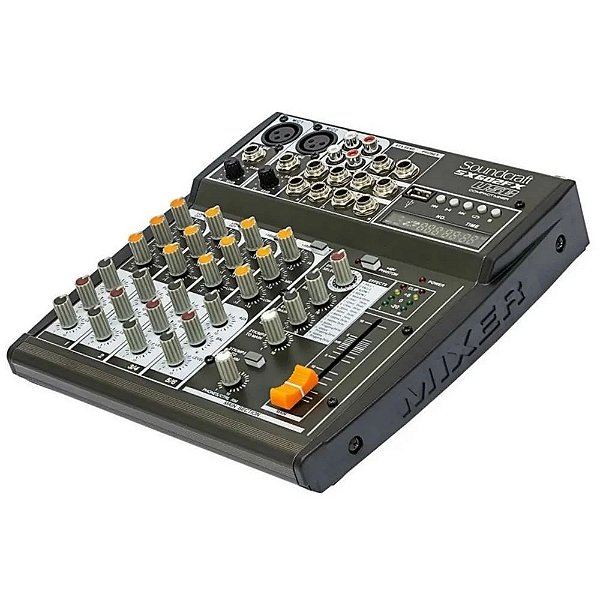 Mesa de Som Analógica 6 canais SX602FX USB - SOUNDCRAFT